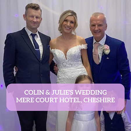 COLIN & JULIE'S BEAUTIFUL WEDDING IN CHESHIRE